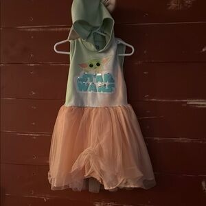 Kids Green and Peach Costume
